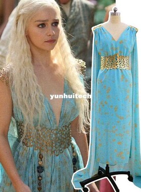 Daenerys Targaryen Costume Mhysa Khaleesi Dresses Women Adul