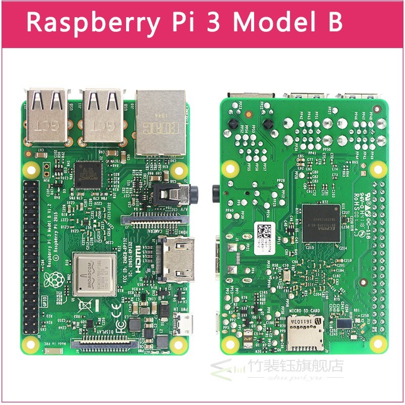 Raspberry 3 Model B + Board 1.4GHz 64-bit quad-core ARM Cort