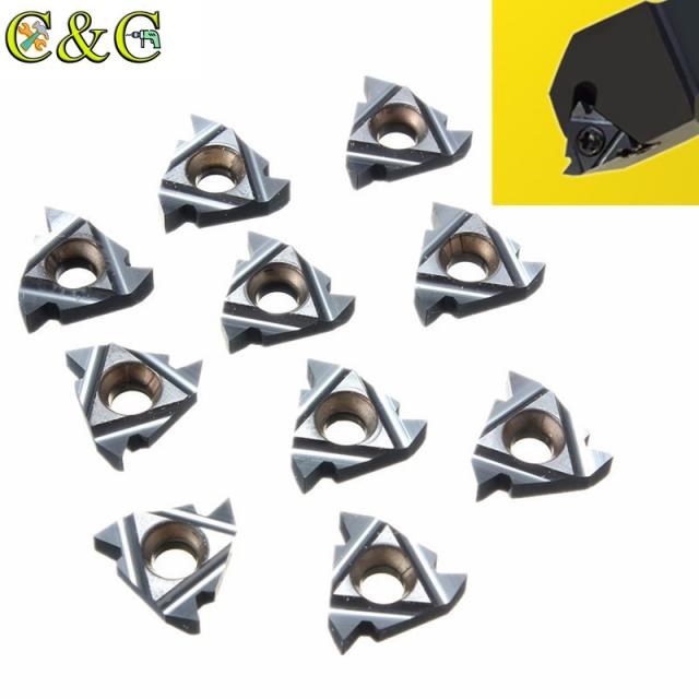10pcs 16IR AG60 Carbide Threading Inserts Internal Turning T
