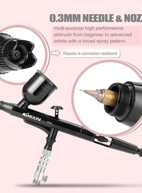 KKmoon Professional Multi-Purpose Feed Dual-Action Airbrush