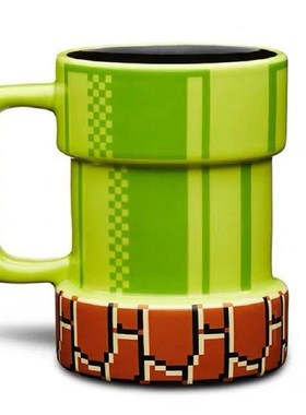 NEW 420ML SupEr MArio ApErturES ShApE CErAC Mug tooN CoffEE