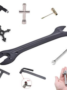 Multi Styles Cross T Type Multifunction Wrench Hub Cone Span