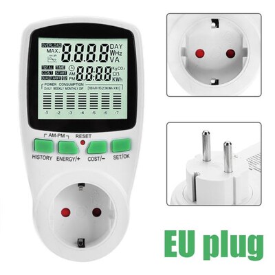 Digital Wattmeter Energy Meter Large Screen Power Electronic