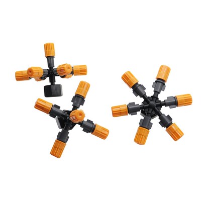 3 Sets Multi-way Atomization Misting Nozzles Garden Water Ir