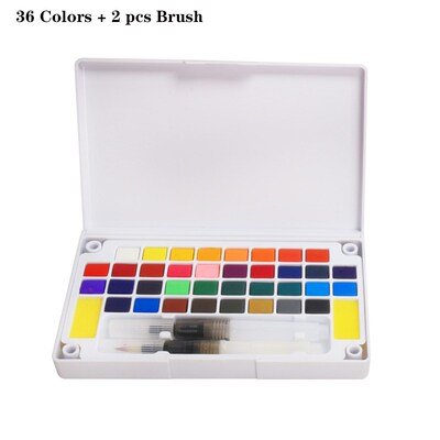 *Quality Solid Pigt Watercolor Paints Set With Water Color P