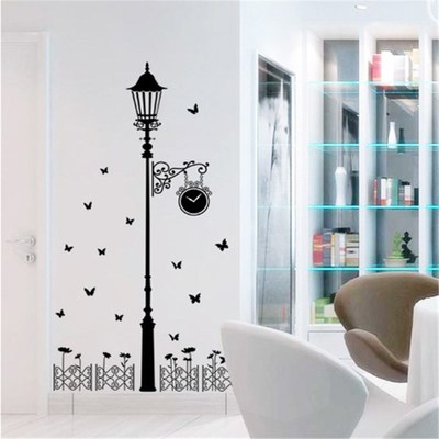 Street lamp butterfly Wall ers Living room Bedroom Sofa Back