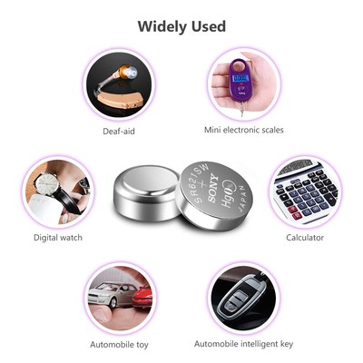 20pcs  1.55V AG1 LR621 364 164 531 SR621 SR621SW SR60 SP364