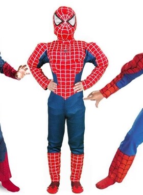 Child spider-man costume muscle iron man captain America's g