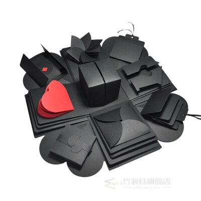 Surprise Explosion Couple Box Love Memory DIY Photo Album An