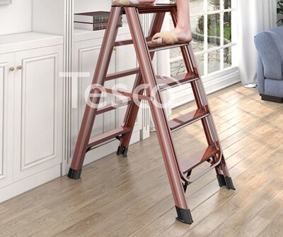Household aluminum alloy ladder dual-purpose folding multifu