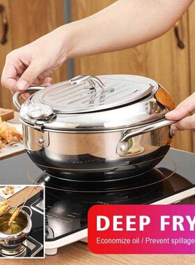 Kitchen Home Cooking Tools Deep Fryer Fried Chicken Temperat