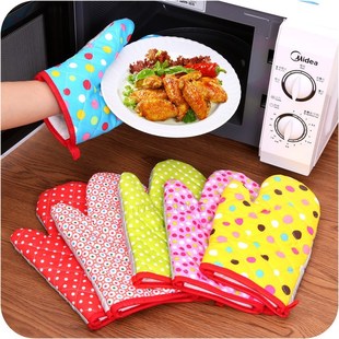 1pc Thick Insulation Oven Baking Oven Glove Heat Resistant A
