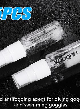 5pcs Quick Spit Anti-fog Spray Solid Long   Diving Goggle Sw