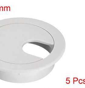 uxcell Uxcell High Quality 5 Pcs Cable Hole Cover, 1-3/8 Inc