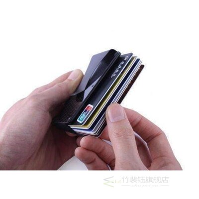 The Ridge Wallet Carbon Fiber Money Clip Minimalist Front