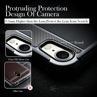Carbon Fiber Case  ZTE Blade V10 Vita Z17 Mini Case Cover  S