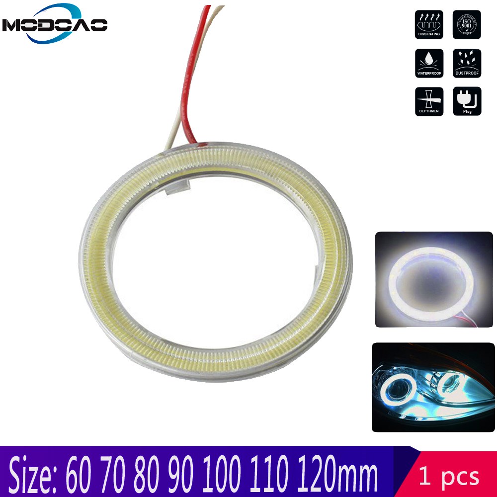 Daytime Running Light DRL Car Angel Eyes LED Halo Ring Headl 包装 内托 原图主图