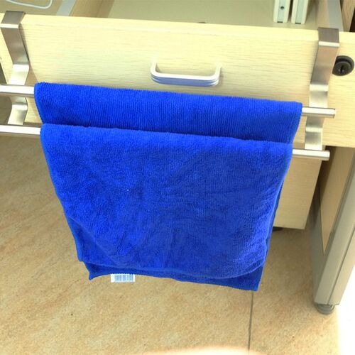 Bathroom Towel Bar Towel Rack Double Layer Over Door Cupboar