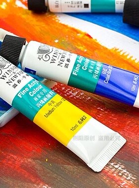 Winsor Newton Fine Acrylic Color Set 18 Colors Paints Artist