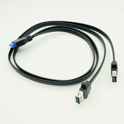 H1111Z Connector USB 3.0 Panel Mount Dual Port USB 3.0 Femal