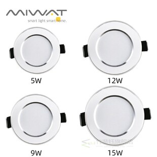 LED Downlight Tricolor Ceiling Light 5W 9W 12W 15W Donw Ligh