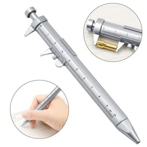 1PC Multifunctional Vernier Caliper Tool 1.0mm Ballpoint Pen