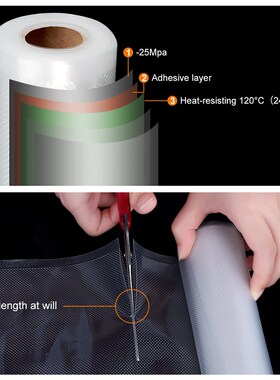 Home Food Vacuum Sealer Rolls Food Saver Bags 2 Rolls 12 15