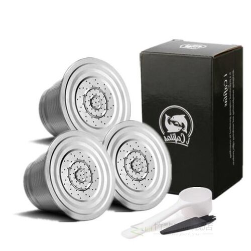 ICafilas For Nespresso Refillable Capsule Reusable Coffee Fi