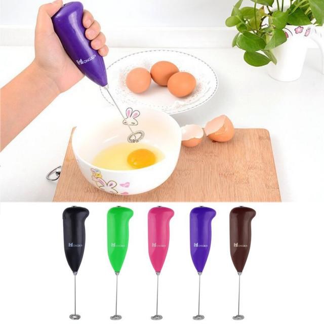 Egg Beater Coffee Milk Drink Automatic Electric Whisk Mixer