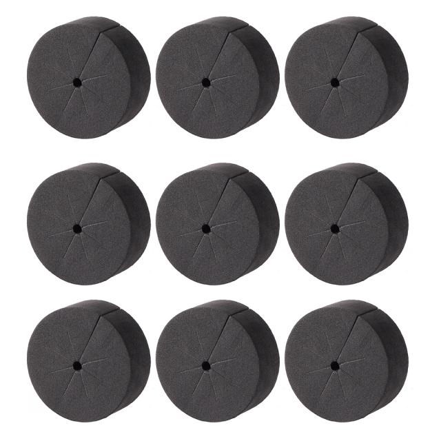 4.8cm black hydroponic planting cotton Neoprene Collars for