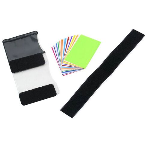 12pcs Diffuser Lighting card for Strobist Flash Gel Filter C