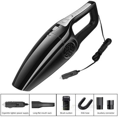 Mini Handheld Wired Car Vacuum Cleaner 120W 4500Pa High Suc