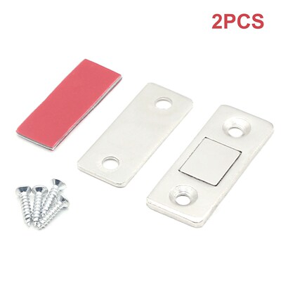 2pcs Magnetic Furniture Cabinet Catches Magnet Door Stops Hi