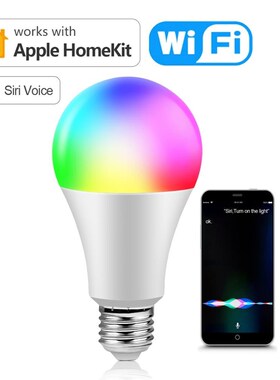 AppLE HomEkIt App SmArt LIgHt BuLB 9W  WIFI LED LAmp SIr