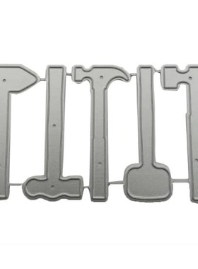 7XEA Die Cutting Stencil 5 Pieces Hammers Set Scrapbooking P