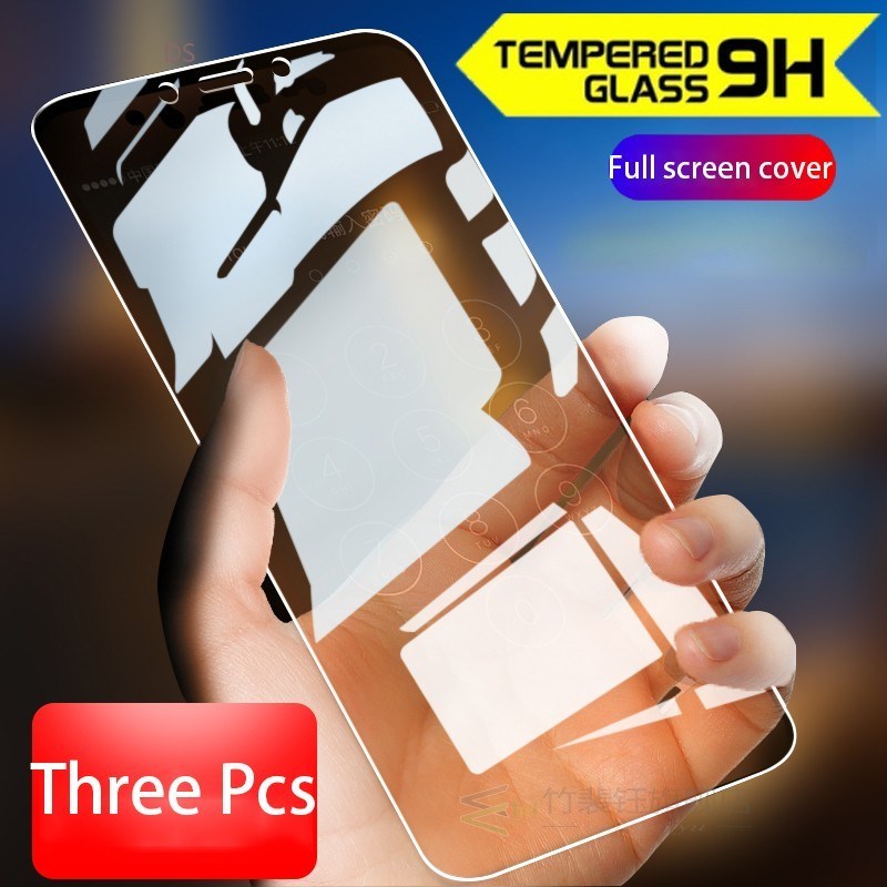 3Pcs/lot Full Tempered Glass For vivo Y66 Screen Protector 9