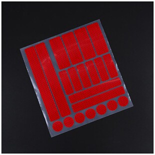 2pcs Car Reflective Stickers Motorcycle Bicycle Reflector