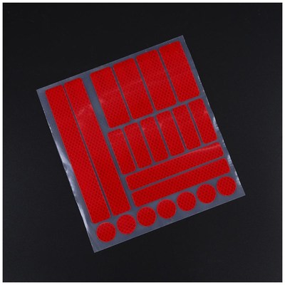 2pcs Car Reflective Stickers Motorcycle Bicycle Reflector