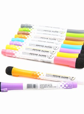 Magnetic Dry Erase Markers Low Odor Markers with Erasers for