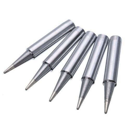 5pcs Silver 900M-T-B Soldering Tips Oxygen-free Copper Solde