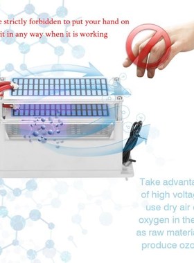 Portable Ceramic Generator Ozone Machine 28g/h Long Life Air