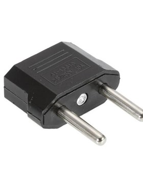 1PC US To EU Plug Adapter 2 Round Pins Socket Converter Port