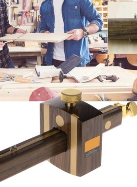 Marking Gauge Woodworking Mortise Sliding Mark Scraper Adjus