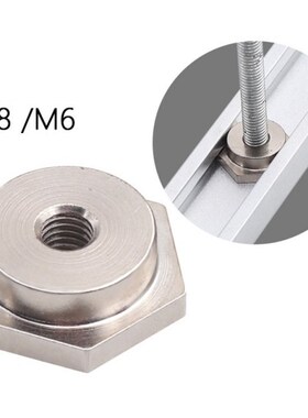 T-tracks T-slot Hexagon Slider M6 M8 Fixture Slot 30type Chu