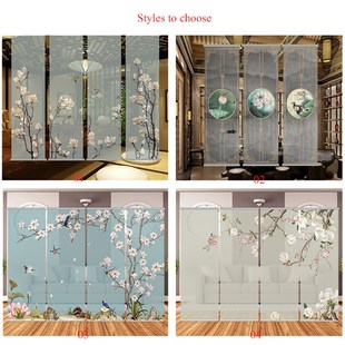Custom design hanging screen living room divider Curtain par
