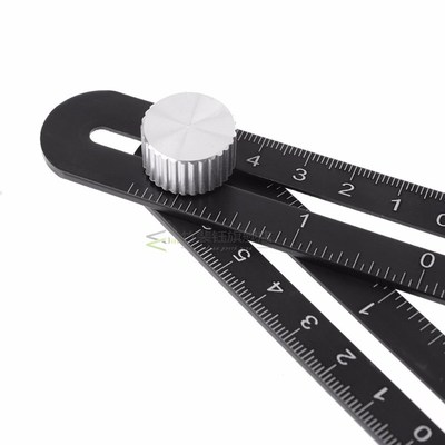 6 Folding Ruler Tile Hole Positioning Multi Template Angle R