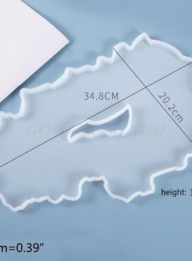 Crystal Epoxy Resin Mold Fruit Plate Tray Casting Silicone M