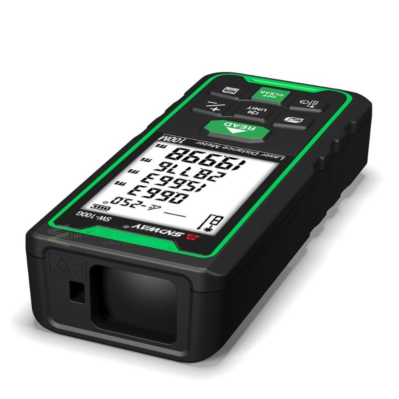 SW-50G/70G/100G Laser Rangefinder Distance Meter Green 100m