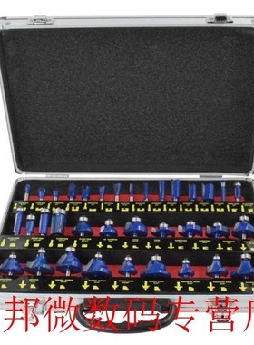 35pcs/set 1/4in Handle Wood Router Bit Mill Engraving Trim W