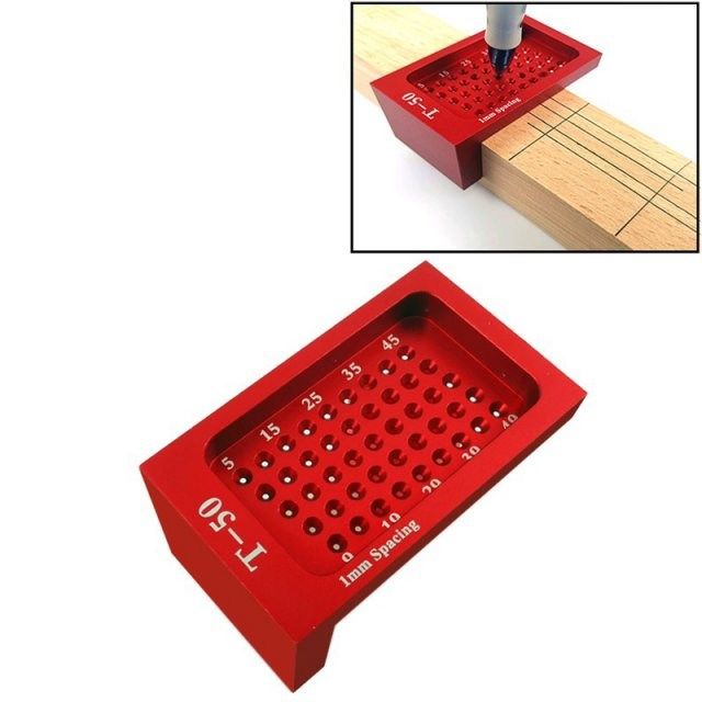 T-50 Measuring Tool Woodworking T-type Scribe Mark Measureme - 实物图